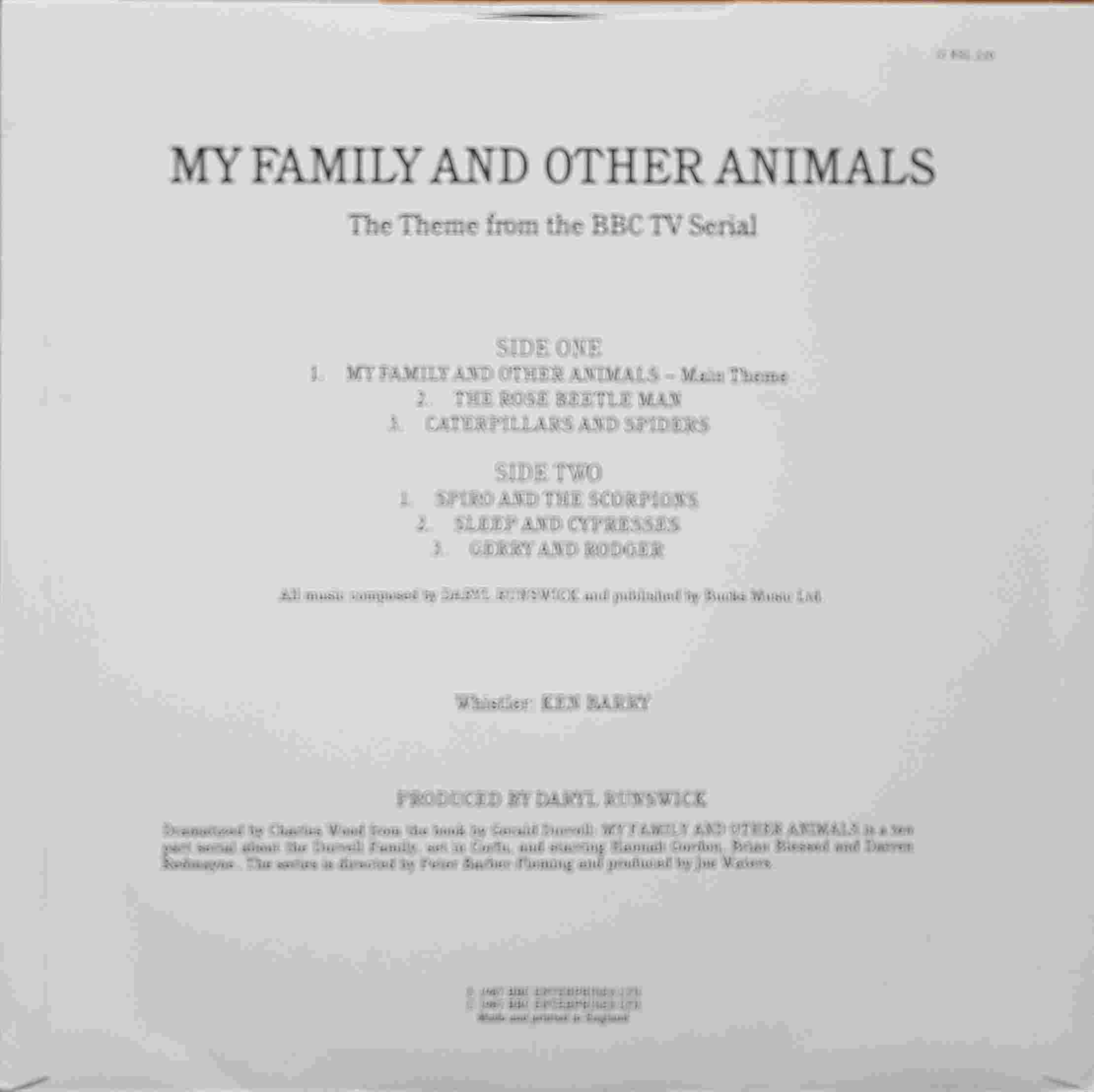 Picture of 12 RSL 220 My family and other animals by artist Daryl Runswick from the BBC records and Tapes library